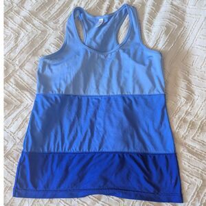 GAP tank size medium Blue Running Top